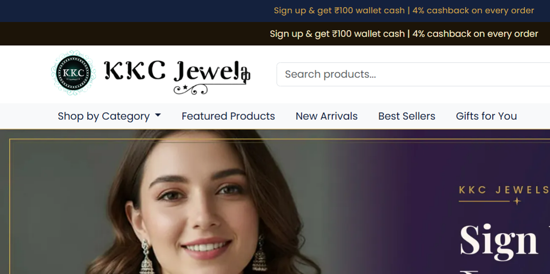 KKC Jewels storefront